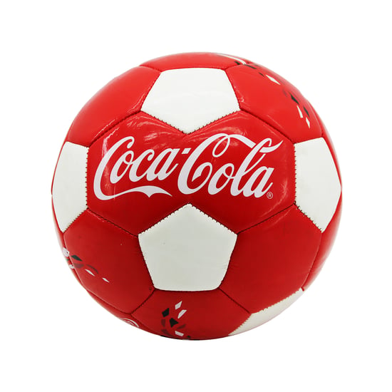 Coco Cola ( Futbol ) Topu Dikişli & Kırmızı Beyaz ( 420 Gr )