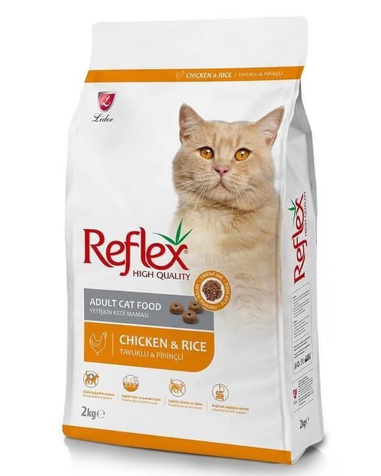 Reflex Chicken/Rice Yetişkin Kedi Maması 2Kg