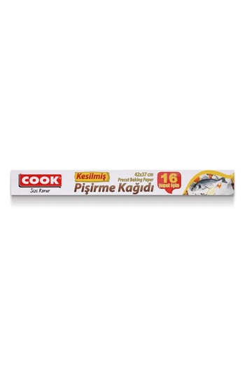 Cook Kesilmiş 42x37 Cm 16 Yaprak Pişirme Kağıdı