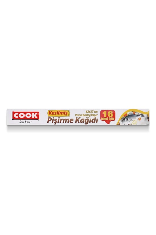 Cook Kesilmiş 42x37 Cm 16 Yaprak Pişirme Kağıdı