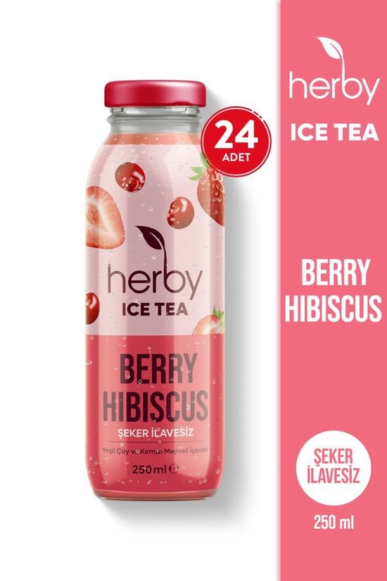 İce Tea Berry Hibiscus Soğuk Çay Şeker İlavesiz 250 Ml X 24