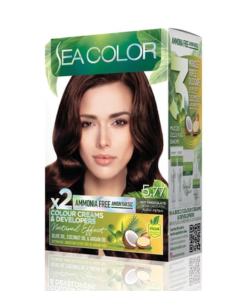 Sea Color Natural Effect Set Boya Amonyaksız 5.77 Sıcak Çikolata