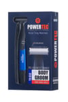 Powertec Tr-650 Tahriş Karşıtı Şarjlı Epilasyon Öncesi Hassas Vücut Tıraş Makinesi Çift Bıçak