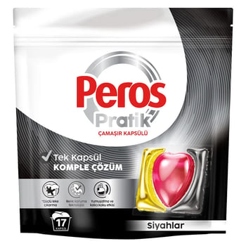 Peros Pratik Siyahlar Çamaşır Kapsülü 17'li