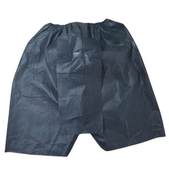 240 Adet Battal Boy Kapaklı Hasta Muayene Kolonoskobi Siyah Tela Şort Pencereli Kullan At Tek Kullanımlık