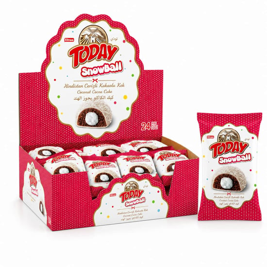 Elvan Today Snowball Hindistan Cevizli Kek 35 Gr 24 Adet