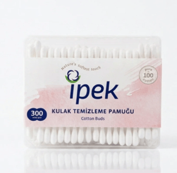 İpek Kulak Temizleme Çubuğu Kare 300 Lü