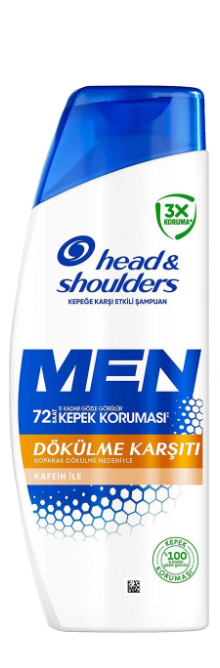 Head & Shoulders Men Dökülme Karşıtı Kafein ile Kepeğe Karşı Etkili Şampuan 330ml