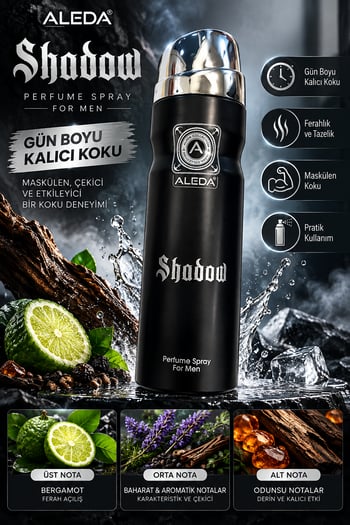 Aleda Shadow Erkek Parfüm Sprey 200 Ml