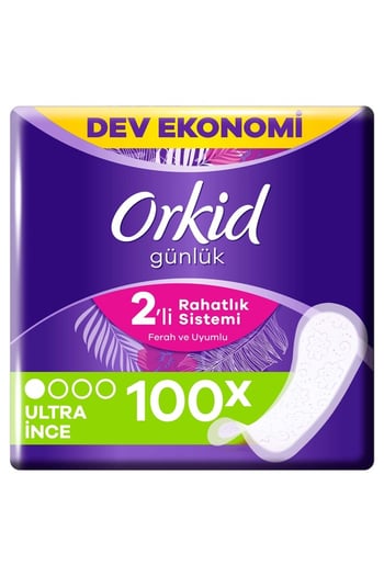 Orkid Yaprak Ince Mega 100'lü
