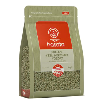 Hasata 1kg Mercimek Yeşil Sultani Yozgat