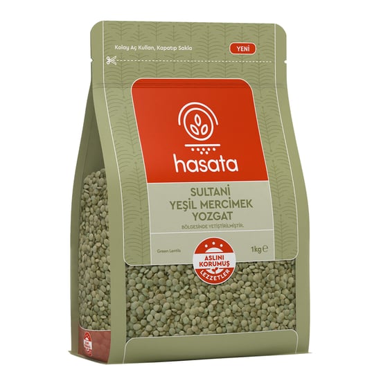 Hasata 1kg Mercimek Yeşil Sultani Yozgat