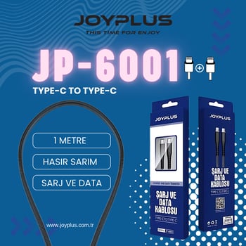 Joyplus Şarj ve Data Kablosu Type-c To Type-c