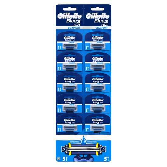 Gillette Blue 3 Tıraş Bıçağı 10'lu Kartela Comfort Plus