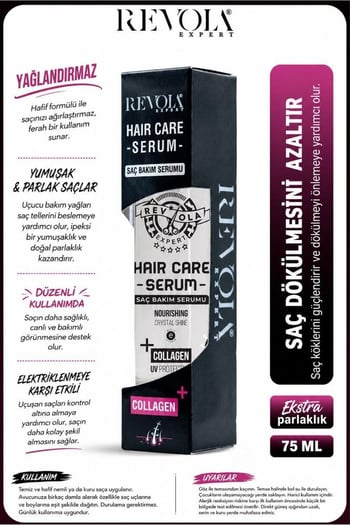 Revola Expert E Vitaminli Tam Onarıcı Saç Bakım Serumu 75 Ml Kolajen+