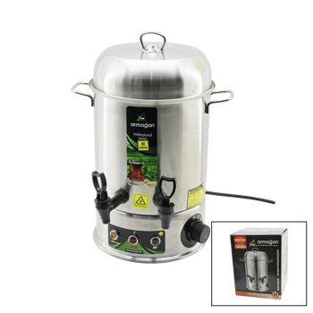 Armağan ( 80 Bardak ) Çay Otomatı ( Elektrikli ) Semaver Çay Makinesi ( Çift Musluk ) ( 8lt ) ( 1500w ) ( 6.8a )