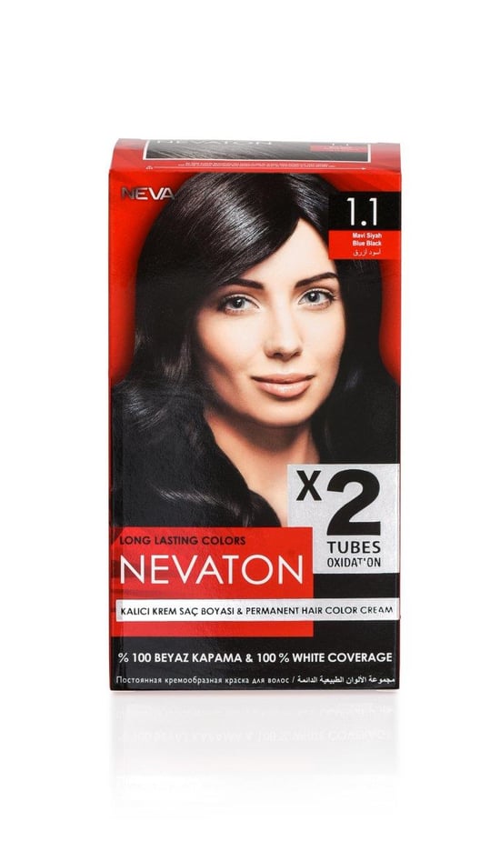 Nevaton 2 Li Saç Boyası 1.1 Mavi Siyah