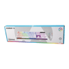 İnura Global Everest Luminax Km-198 ( Beyaz Gökkuşağı Işıklı ) ( Usb Kablolu ) Oyuncu Klavye & Mouse Set