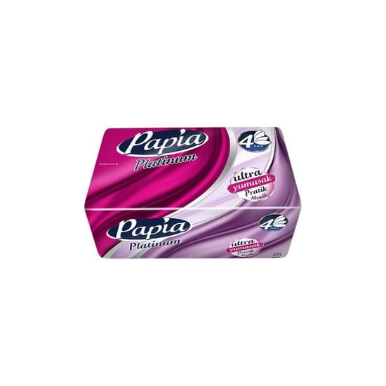 Papia Platinum Pratik Mendil 125 Yaprak (4 Katlı) Tekli Pk