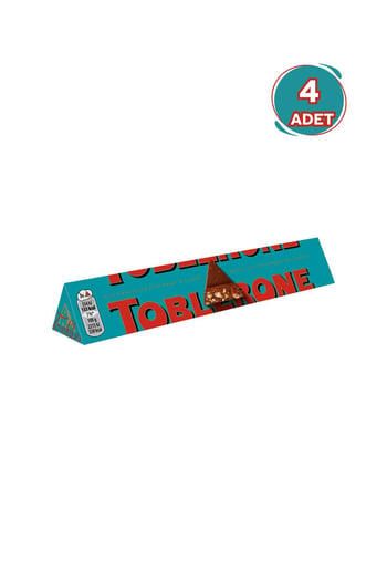 Toblerone Crunchy Almonds Çikolata 100 G - 4 Adet