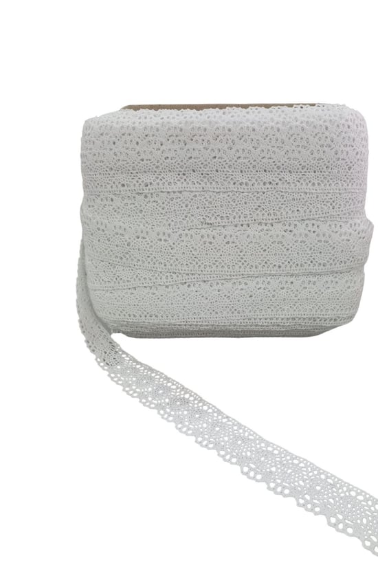 Kopanaki Dantel En 4 Cm Beyaz 10 Metre