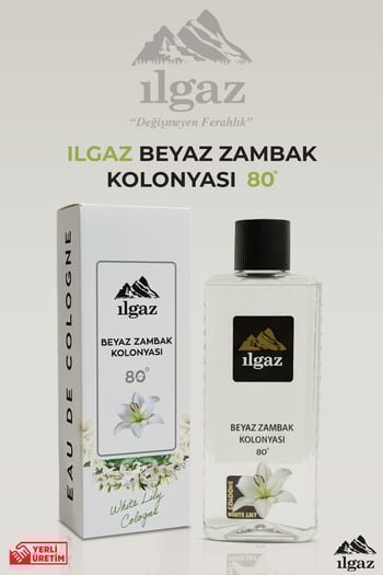 Ilgaz Beyaz Zambak Kolonyası 80 Derece 400 Ml | Elegance Series