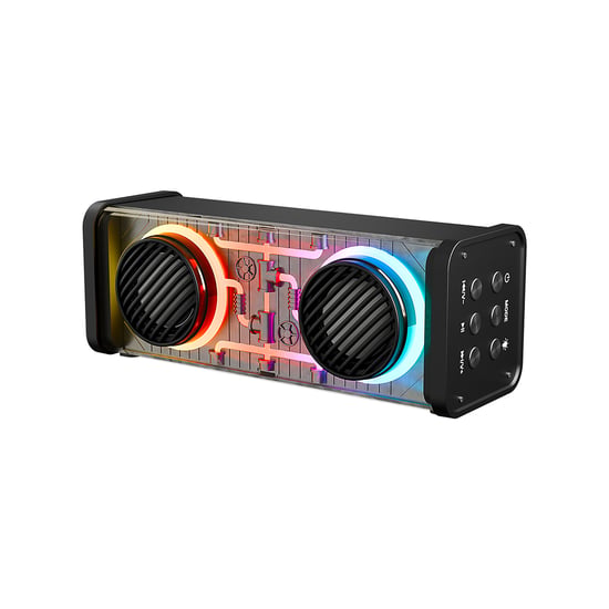 Mikado Md-56bt ( Siyah ) Kablosuz Hoparlör & Speaker Taşınabilir Mp3 ( Işıklı ) ( Usb Şarjlı ) ( Bt & Aux & Tes ) ( 10 Mt Menzil ) 1200mah Pil & 10w