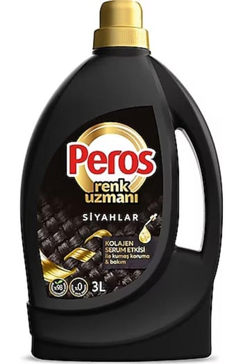 Peros Siyahlar için Sıvı Çamaşır Deterjanı 3 L