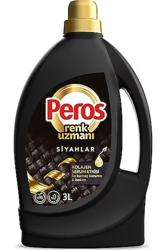 Peros Siyahlar için Sıvı Çamaşır Deterjanı 3 L