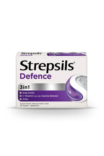 Strepsils Defence Takviye Edici Gıda 12 Pastil