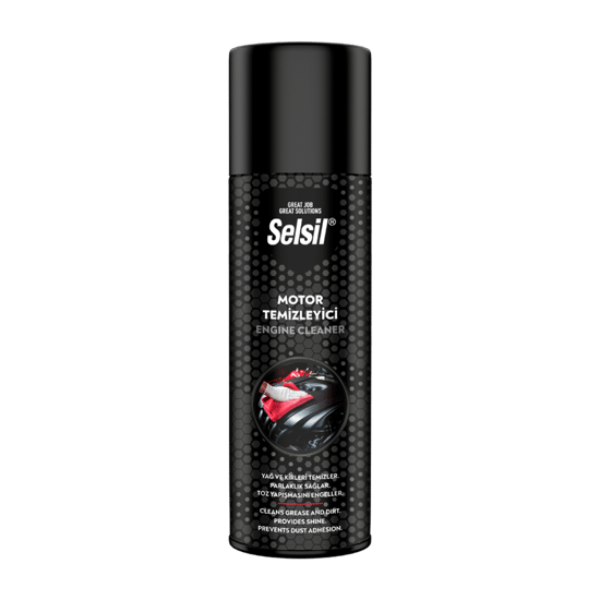 Selsil Tas-005 Oto & Araç Motor Temizleyici & Parlatıcı & Toz Yapışma Engelleyici Sprey 500ml