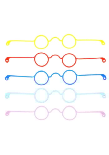 Amigurumi Gözlük 5 Adet Renkli
