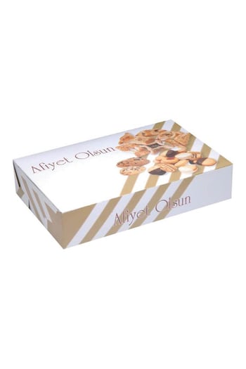 Karton Kurabiye Kutusu 1000gr 200 Adet