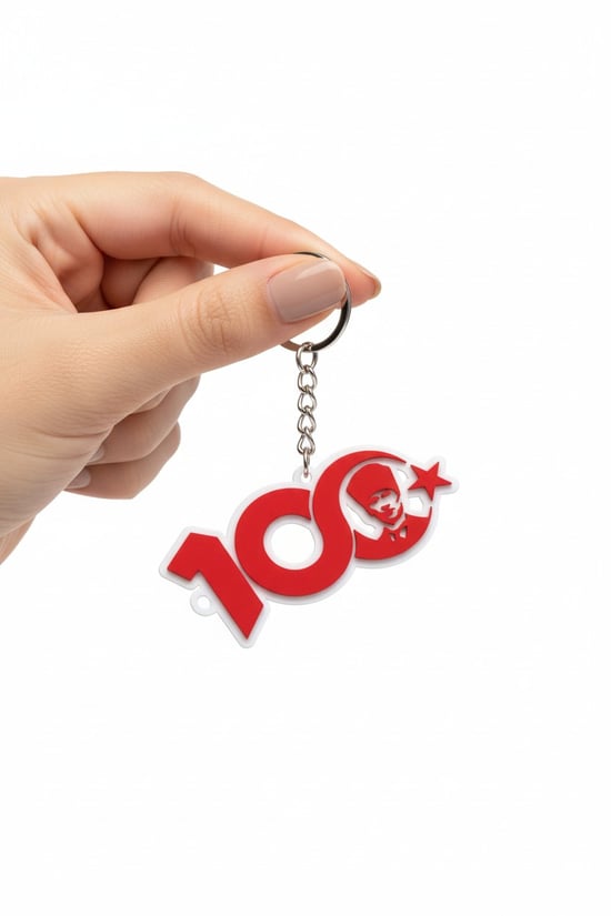 Türkiye Yüzyılı Figürlü Anahtarlık