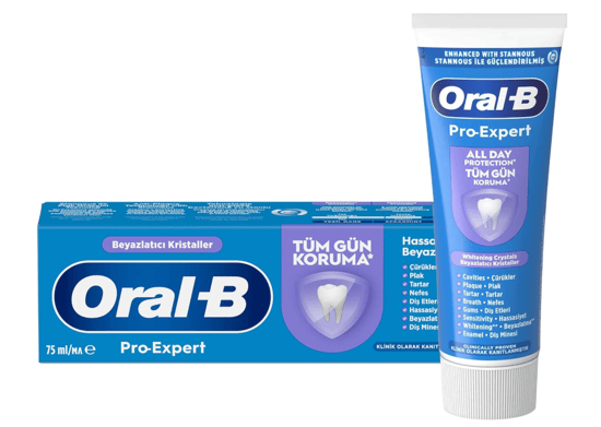 Oral-b Pro-expert Hassas Beyazlık Beyazlatıcı Kristaller Diş Macunu 50ml