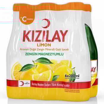 Kızılay C Vitaminli Limonlu Maden Suyu 200 ml