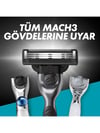 Gillette Mach 3 Charchoal Tıraş Bıçağı 8li Yedek Bıçak Birlikte