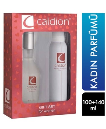 Caldion Kadın Parfümü Edt 100 Ml + Deodorant 140 Ml