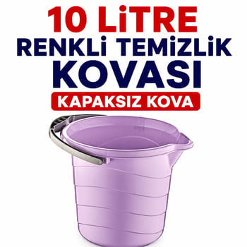 Çankaya 1 No Temizlik Kovası 10 Litre Renkli-gagalı Temizlik Kovası-kapaksız