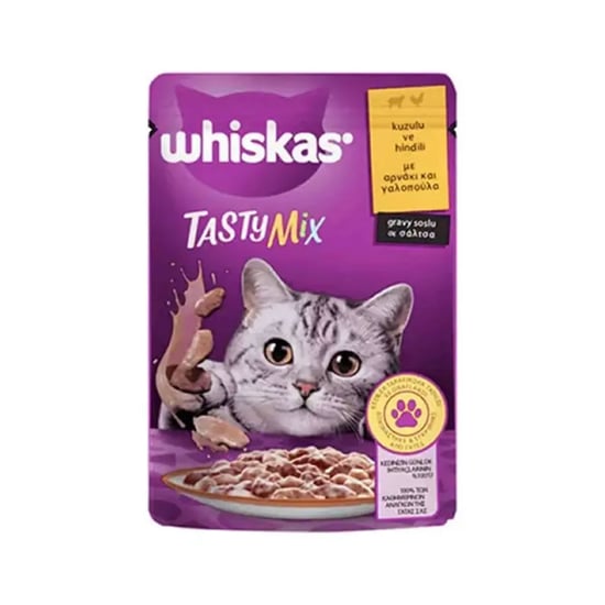 Whiskas 85 Gr Pouch Tastymix Kuzulu & Hindili 4770608262518