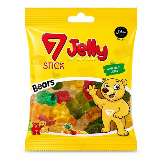 7 Stick Jelly Yumuşak Şekerleme Bears 80gr