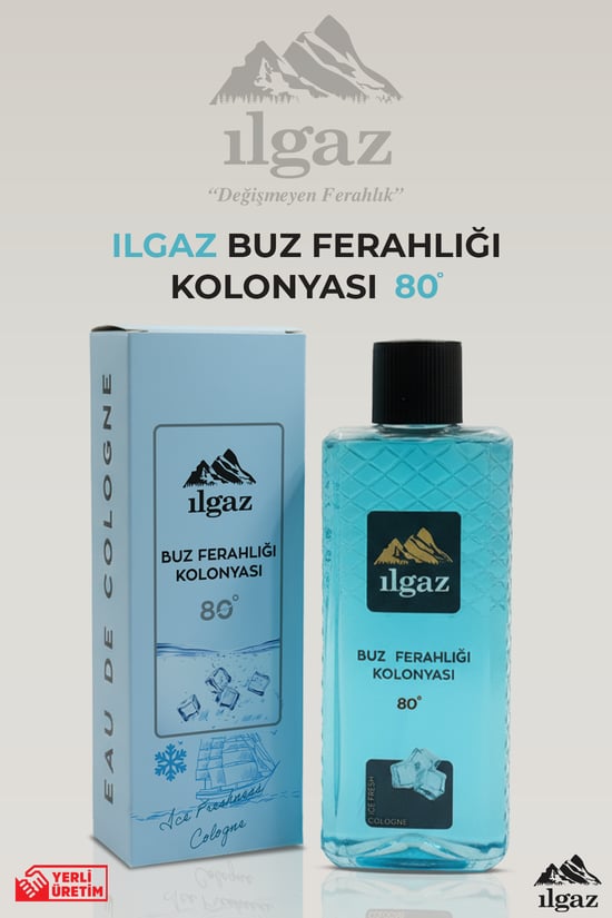 Ilgaz Buz Ferahlığı Kolonyası 80 Derece 400 Ml | Elegance Series