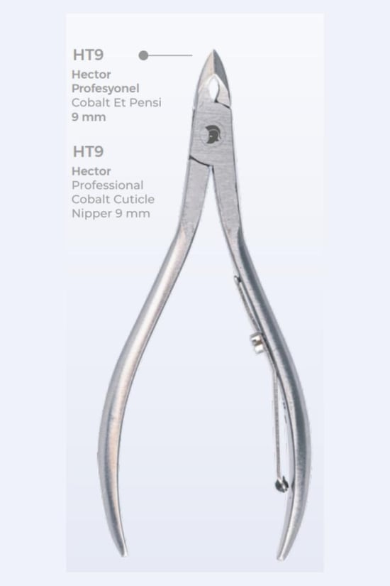 Hector Ht9 Profesyonel Cobalt Ultra Keskin Et Pensi 9 Mm