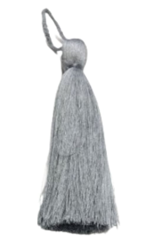 Püskül Tekli 10 Cm 1 Adet Gri