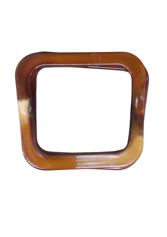 Çanta Sapı Kare Kahverengi 11 Cm