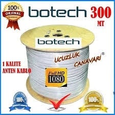Botech ( 300mt ) Koaksiyel Uydu Anten Kablo Rg 6/u4l