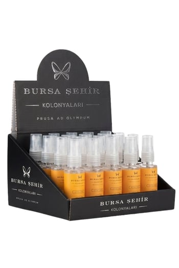 Bursa Şehir Kolonyaları, Altın Limon Kolonyası, Mini Set, Çanta Boy