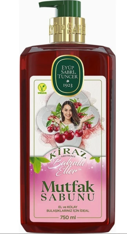 Eyüp Sabri Tuncer Mutfak Sabunu Kiraz Sıvı Sabun 750 Ml Pet Şişe