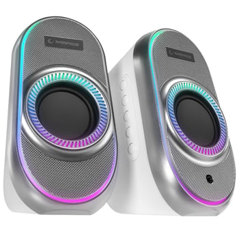 Rms-x3 2.0 6w Bluetooth Özellikli Beyaz Multimedia Rgb Işıklı Gaming Usb Speaker