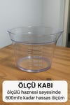 Çok Amaçlı Mutfak Seti – Limon Sıkacağı + Rende + Yumurta Ayırıcı + Ölçü Kabı - Karışık Renk 600ml